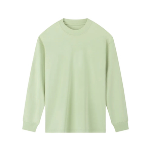 เสื้อสเวตเชิ้ตโอเวอร์ไซส์ คอตตอน 100% สไตล์วินเทจ ล้างสีแบบแอซิดวอช สำหรับฤดูใบไม้ผลิ ผลิตแบบ OEM ODM ขายส่งสำหรับทุกเพศ - Product Image 1