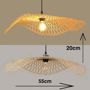 Eco Bamboo Lantern-Lámpara decorativa tejida natural de Vietnam - Product Image 2