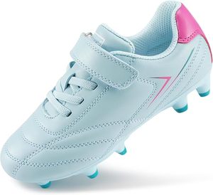 Boys Mesh Football Soccer Shoes Green Blue Rubber Sneakers Outsole Breathable EVA Midsole Summer Outdoor Sport Cleats Cheap <b>Boot</b> - Product Image 1