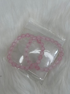 Pulsera de Cuarzo Rosa Natural de 8mm, Pulsera de Piedras Preciosas Curativas de Cristal, Joyería de Meditación Reiki Chakra, Regalo - Product Image 2
