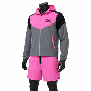 Everyday Essential Men <b>Windbreaker</b> Shorts Set Designed With Premium Quality Men <b>Windbreaker</b> Shorts Set Comfort Wear - Product Image 3