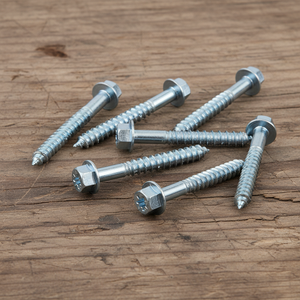 Tornillo de Cabeza Hexagonal Externa de Acero al Carbono CLASE 4, Marca PDC, Modelo 4, Resistente a la Corrosión, Galvanizado en Caliente, Rosca para Madera, Métrica/Pulgada - Product Image 5