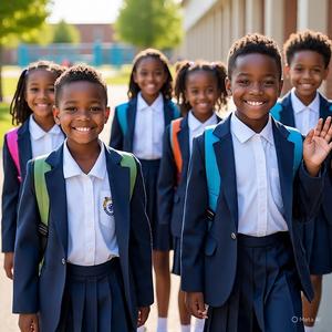 Uniforme Escolar de Alta Calidad, Camisa Blanca de Manga Corta Unisex para Niños, Tallas Personalizadas, Poliéster/Algodón, 5-7 Días - Product Image 4