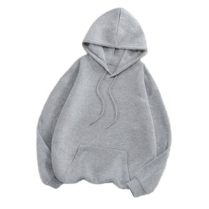 เสื้อฮู้ดผู้ชายคุณภาพสูง ผ้าฝ้ายฟลีซ พิมพ์ลายโลโก้ด้วยเทคนิค DTF แบบกำหนดเอง ทรงปกติ กันลม เหมาะสำหรับฤดูหนาว - Product Image 1