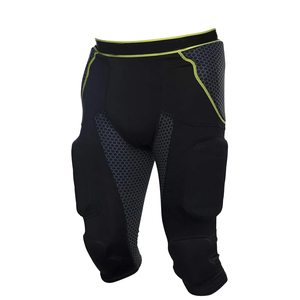 Pantalones Cortos de Portero de Fútbol Americano Acolchados Personalizados, 100% Poliéster, Transpirables, Protección UV, Ecológicos - Product Image 1