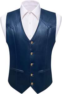 Chalecos de Motocicleta de Cuero, Chalecos de Motociclista de Cuero de Buena Calidad, Chaleco de Cuero Hecho con Cuero de Calidad - Product Image 4