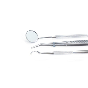 Espejo Bucal Dental con Mango, Instrumentos Dentales Manuales Reutilizables de Acero Inoxidable, Herramientas de Ortodoncia de Alta Calidad con Certificación CE - Product Image 1