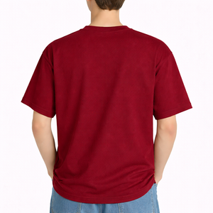 T-shirt for Men Wholesale Cotton Blank T-shirt Customized Logo Design Quick Dry for Men Short Sleeve Solid Color T-shirt - Product Image 2