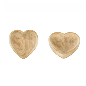 Cuenco Rústico de Madera con Forma de Corazón para Velas, Pan, Frutas, Centro de Mesa Decorativo, Decoración Antigua - Product Image 6