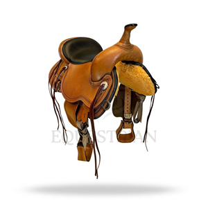 Silla de Montar Western Pleasure, Silla de Montar para Caballos, Equipo Ecuestre - Product Image 4