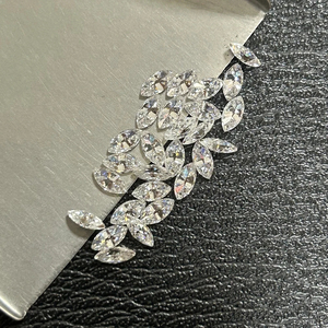 Diamants synthétiques SHRAMAN DIAMOND, taille marquise, couleur blanche DEF, 3x1,5 mm, diamants en vrac, prix de gros, fabrication de bijoux fins - Product Image 3