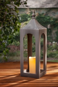 Lanternes à bougies en métal personnalisées pour la décoration intérieure et extérieure, lanternes à bougies en métal de style farmhouse pour le sol, la table et le mur - Product Image 4