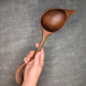 ช้อนชาไม้ธรรมชาติ ใช้ซ้ำได้ ช้อนตักน้ำตาลกาแฟ ผิวขัดเงา อุปกรณ์ครัว สำหรับใช้ในร้านกาแฟและโรงแรม - Product Image 2