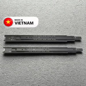 Aodeli Full Extension Zinc-Plated Steel Ball Drawer Slides Smooth Heavy <b>Load</b> for Bedroom Bathroom Warehouse for Kitchen Dining - Product Image 1