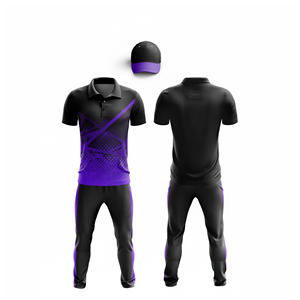 High Quality Polyester Sublimation Cricket Uniform Set | Men <b>Women</b> Youth Cricket Wears Polo Shirt and <b>Trouser</b> Full Team Outfit - Product Image 2