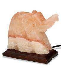 Lámpara de Sal NSLT de Material Orgánico Tallada en Forma de Elefante, Duradera, para Decoración de Bodas y Regalo - Product Image 5