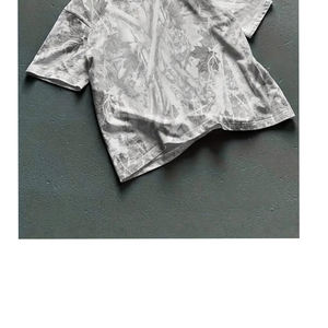 Camiseta de Camuflaje Personalizada para Hombre, Manga Corta, Estampado de Hoja de Arce, Camisetas Vintage, Tops de Verano, Ropa Urbana, Logotipo Personalizado - Product Image 3