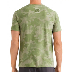 T-shirt à col côtelé pour hommes, design de col durable, coton doux et respirant, coupe confortable, durable, à porter au quotidien - Product Image 2