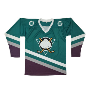 Maillot de hockey sur glace personnalisé respirant de haute qualité – Vente en gros, design tendance, créez votre propre logo, OEM, polyester/coton, col en V - Product Image 3