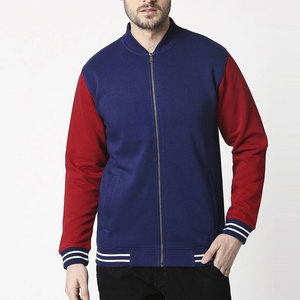 Custom Unisex Varsity Bomber <b>Jacket</b> Color Block <b>Zip</b>-<b>Up</b> Letterman Sportswear Waterproof Hooded Neck Sleeveless for Casual - Product Image 3