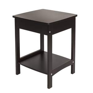 ZT023 Coffee <b>Side</b> <b>Table</b> <b>with</b> Two <b>Drawers</b> Elegant Nightstand for Home Decor - Product Image 4