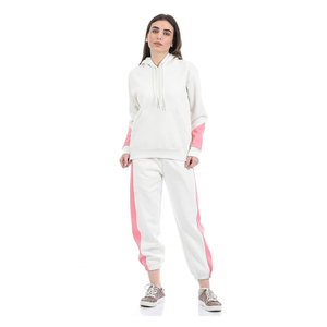 Conjunto Deportivo Premium para Mujer, Sudadera con Capucha y Pantalones Deportivos de Dos Piezas, Estilo Holgado, Ropa Deportiva al Por Mayor, Sudadera con Capucha y Pantalones Deportivos, Ropa Casual - Product Image 4