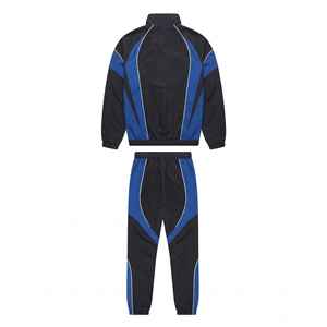 Ensemble de survêtement coupe-vent en nylon pour homme, nouvelle mode, respirant, à capuche, en polyester, entièrement personnalisable, veste et pantalon de sport - Product Image 6