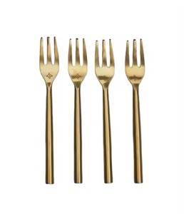 Ensemble de couverts contemporains écologiques en acier inoxydable pour la rentrée scolaire, la maison et la restauration - Vaisselle durable et compatible lave-vaisselle - Product Image 1