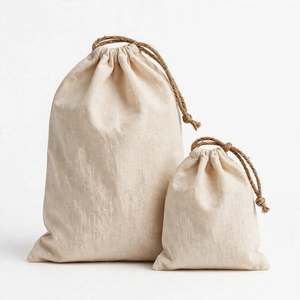 Bolsa de Lona para Zapatos con Cordón Amana Textiles, 7 Pulgadas, Ecológica, Estilo Simple, Bolsa de Almacenamiento de Viaje, Práctica y Reutilizable - Product Image 6