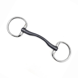 Bridon professionnel en titane à anneaux fixes, anneaux latéraux en acier inoxydable pour équipement d'équitation de dressage, fournisseur de tapis de selle - Product Image 1