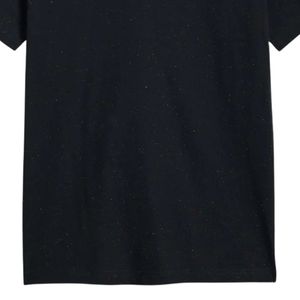 Unisex <b>Black</b> Speckle T-<b>Shirt</b> Premium Cotton Crew Neck Short Sleeve Tee Casual Plain Blank T <b>Shirt</b> for Printing Wholesale OEM ODM - Product Image 5
