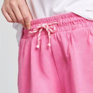 Conjunto de Dos Piezas para Niñas, Camiseta Blanca y Pantalones Cortos Rosas, Manga Corta, Cuello Redondo, Estilo Casual de Verano, Algodón Estampado - Product Image 6