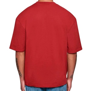 Camiseta personalizada de 100% algodón para hombre, ropa informal gráfica de peso pesado de gran tamaño, ropa personalizada BD transpirable de talla grande - Product Image 2