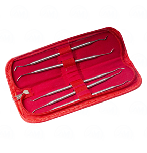 Juego de 5 Instrumentos de Resina Compuesta Dental para Obturaciones, Fuente de Alimentación Manual, Instrumento de Restauración Dental de Acero Inoxidable - Product Image 2