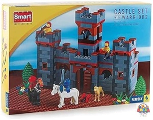 Set de Construcción de Castillo Medieval Europeo, Bloques de Plástico Compatibles con Ajedrez, Ladrillos de Plástico para Armar, Edificios Históricos - Product Image 1