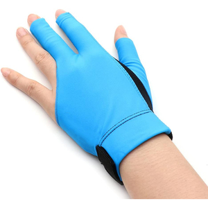 Gants de snooker à compression légère, soutien musculaire, respirants, en nylon et élasthanne, dos lisse - Product Image 1