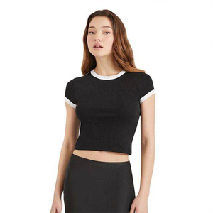 Nouveau Crop Top de Danse pour Femme à Manches Courtes, Confortable, Couleur Unie, Séchage Rapide, Respirant, Logo, Écologique, Coupe Classique - Product Image 6