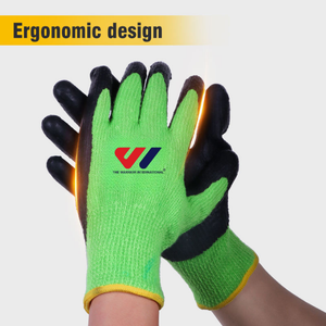 Nitrile PU Coated Nylon Work <b>Gloves</b> Breathable Lightweight Grip Safety <b>Gloves</b> for Construction Automotive Workshop Used - Product Image 5