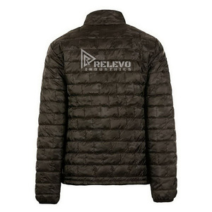 Custom Unisex Full-Zip Puffer <b>Jackets</b> Removable Hood <b>Fleece</b> <b>Lining</b> Winter Coat <b>with</b> Pockets Casual Winter Wear - Product Image 2