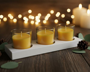 Class Candle Eco-Friendly Glass T-Light Holder for Home Decoration-for Christmas Easter <b>Birthday</b> & Valentine's Day - Product Image 3
