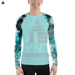 Rashguard pour homme au design unique, sublimation, faible MOQ, personnalisé, ODM, le plus populaire. - Product Image 4