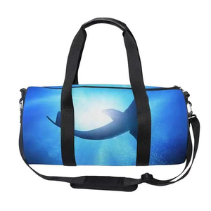 Trolley <b>Bag</b> Travel Luggage Full Grain Cowhide <b>Wheeled</b> Rolling Duffel <b>Bag</b> for Men Fashion Waterproof Sports Duffel <b>Bag</b> - Product Image 4
