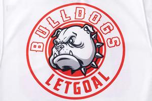 Maillot de hockey sur glace vintage personnalisable, grande taille, col en V, vêtements de sport, broderie sergé, service OEM, couleur personnalisée, protection UV - Product Image 3