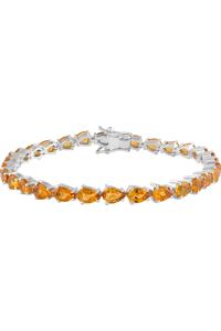 Pulsera de Citrino en Plata de Ley 92.5 KLSB-20350 - Product Image 4