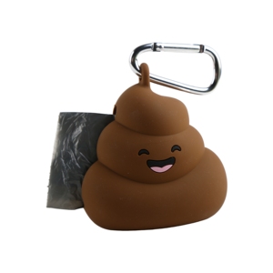 Porte-sac à déjections pour animaux de compagnie avec mousqueton, design original, taille standard, en mélamine - Product Image 3