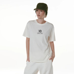เสื้อยืดผู้หญิงสีขาวสำหรับฤดูร้อน ผ้าฝ้ายนุ่ม คอกลม แขนสั้น สวมใส่สบาย ระบายอากาศได้ดี น้ำหนักเบา รับสกรีนโลโก้ตามต้องการ - Product Image 2