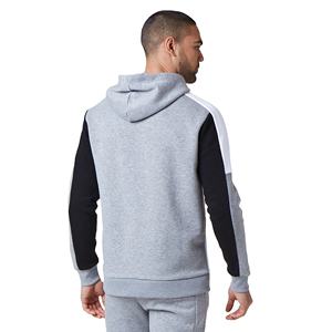 ชุดวิ่งสำหรับผู้ชายขนาดใหญ่เสื้อฮู้ดกันหนาวทรงหลวมพิมพ์ลายแขนสามส่วนไซส์ XL - Product Image 3