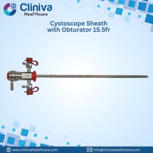Cystoscope Sheath with Obturator 15.5Fr Manual <b>Laparoscopic</b> <b>Instruments</b> Surgical <b>Instrument</b> Set - Product Image 1