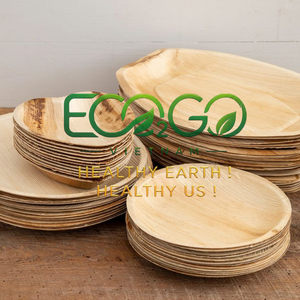 Biodegradable Areca Leaf Dinnerware Palm Leaf Plates Bowls and <b>Trays</b> Wholesale From Eco2go Vietnam - Product Image 3