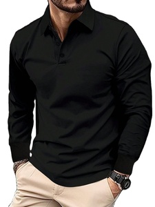 Camisa de Manga Larga para Hombre 100% Algodón al por Mayor, Cuello Camisero, Estilo Casual de Negocios, Secado Rápido, Anti-Pilling - Product Image 5